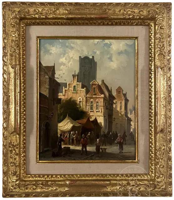 Cornelius Christian Dommersen (1842 1928)   Langs het water 1