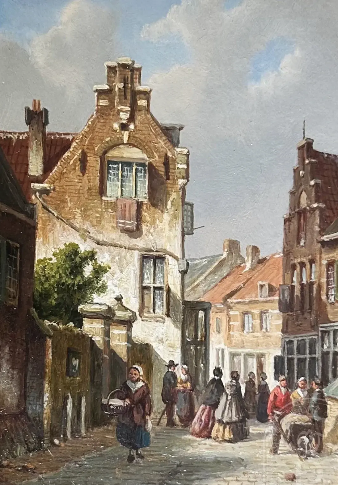 Adrianus Eversen (1818 1897)   Straatgezicht   1
