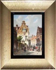 Adrianus Eversen (1818 1897)   Straatgezicht   2
