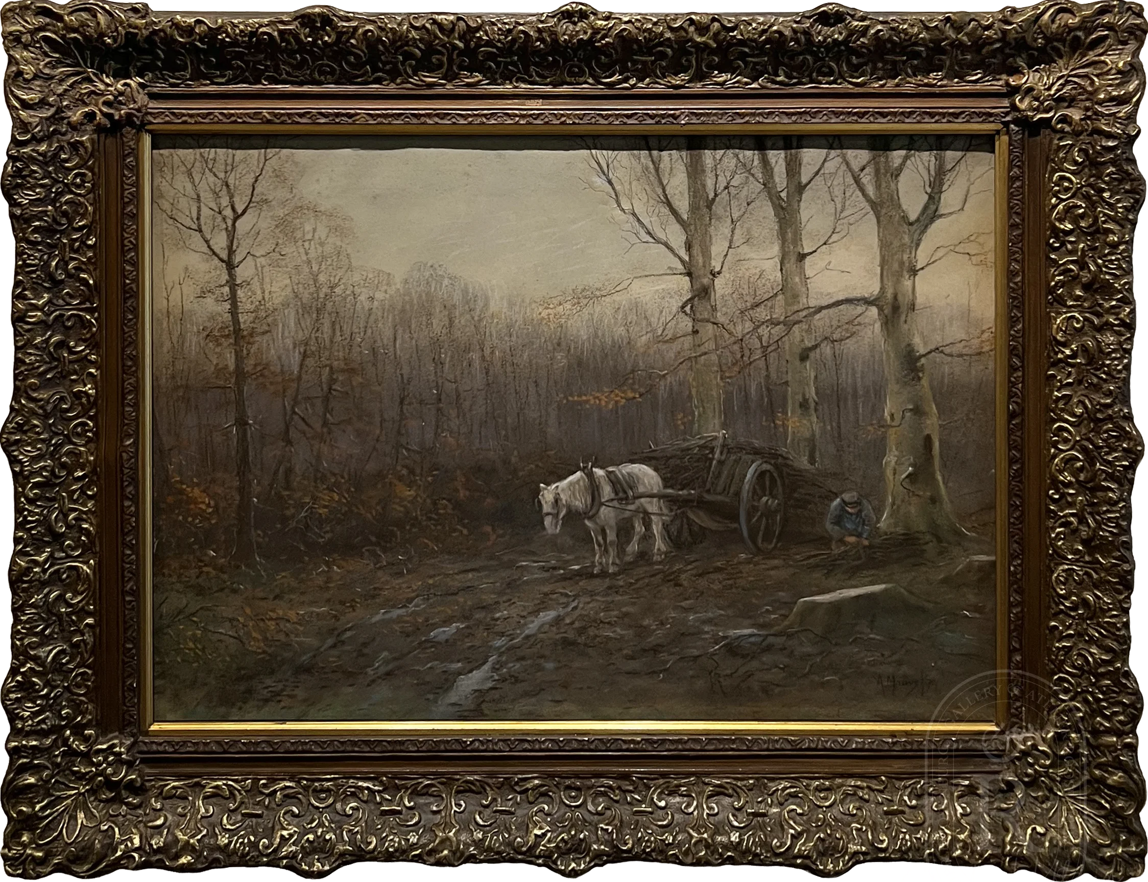 Anton Mauve (1838 1888) De houtsprokkelaar 1