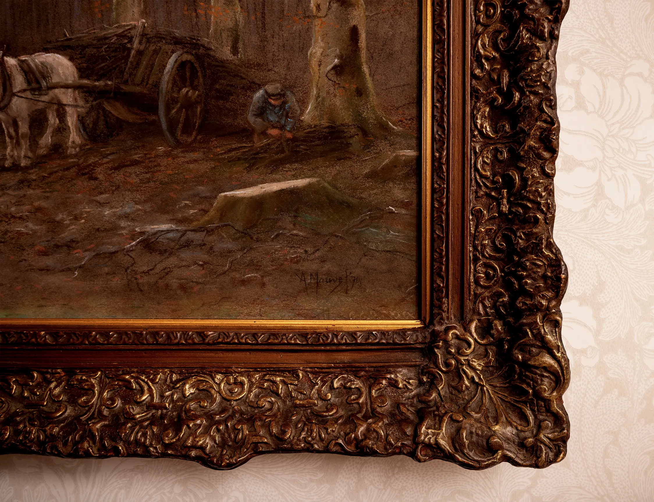 Anton Mauve (1838 1888) De houtsprokkelaar 7