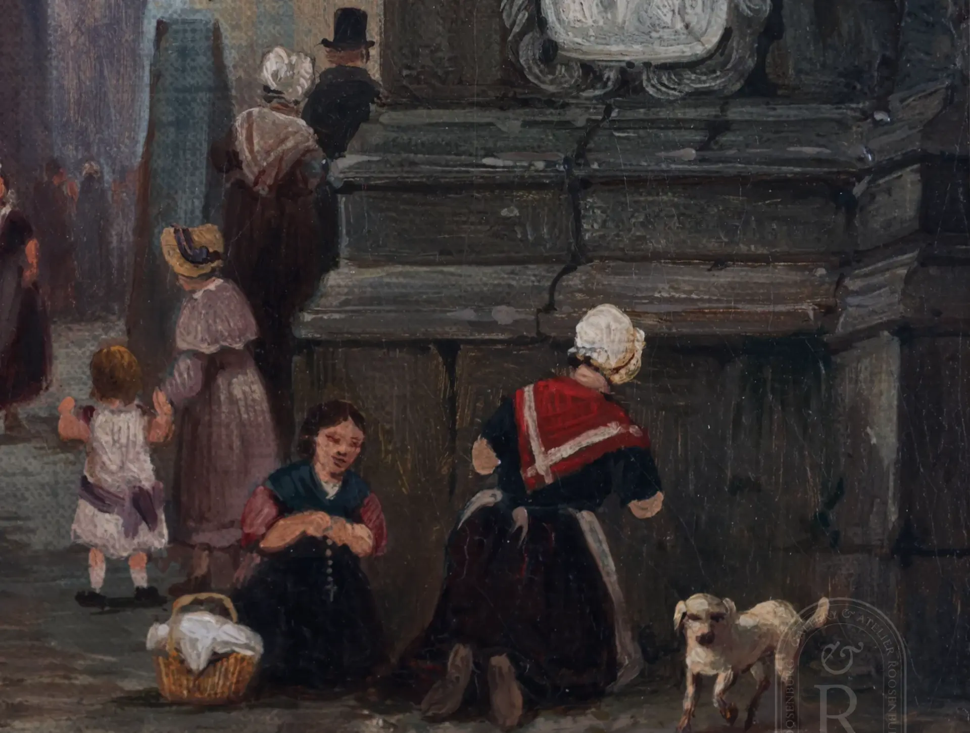 Cornelius christian dommersen 1842 1928 gezicht op stadscentrum 2