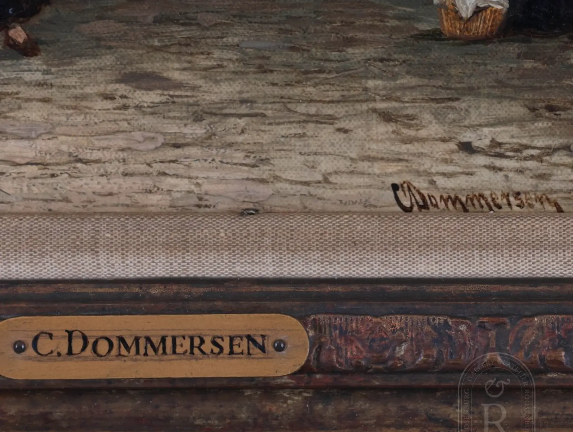 Cornelius christian dommersen 1842 1928 gezicht op stadscentrum 4