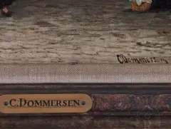 Cornelius christian dommersen 1842 1928 gezicht op stadscentrum 4
